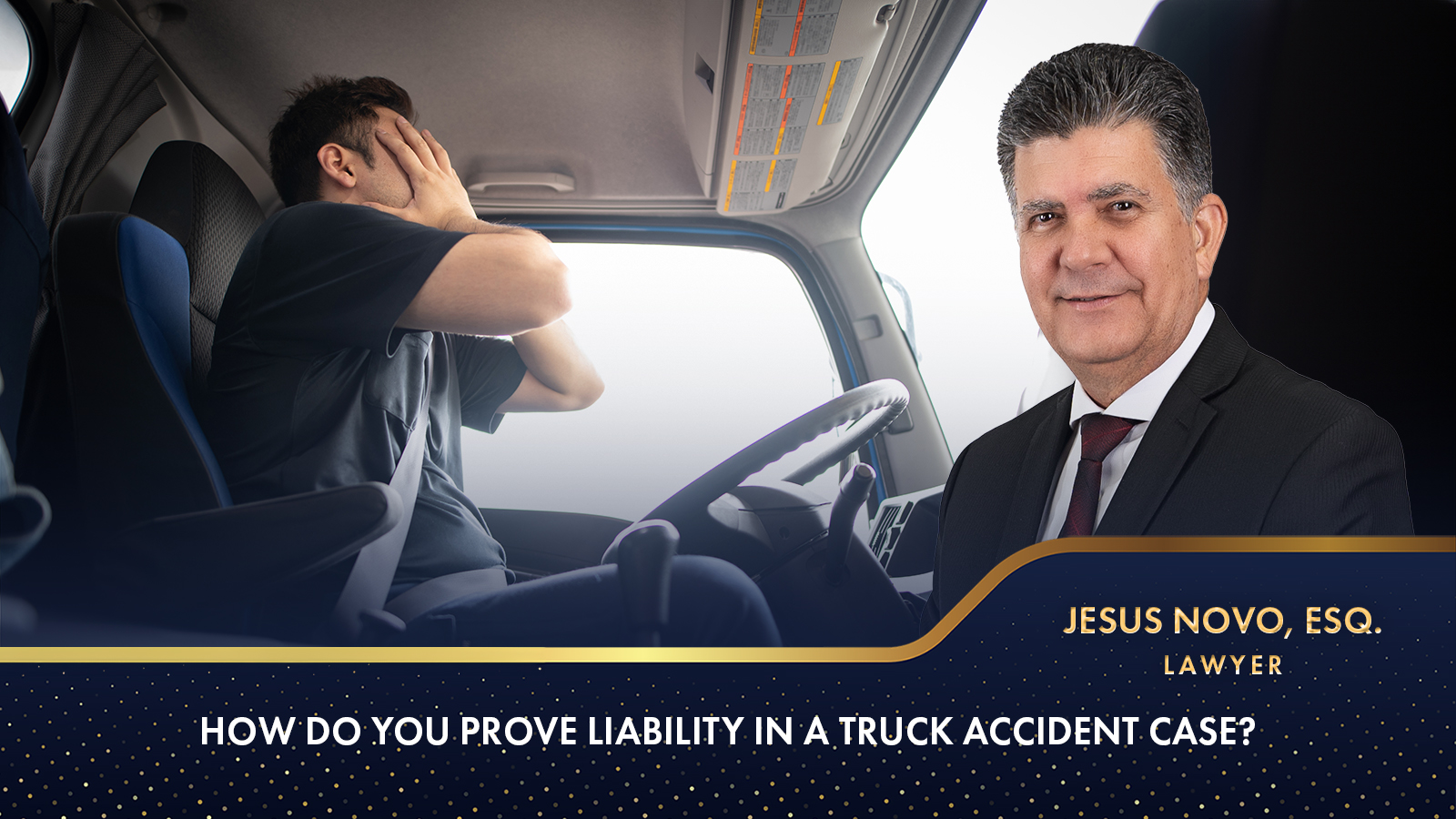 How do you prove liability in a truck accident case?