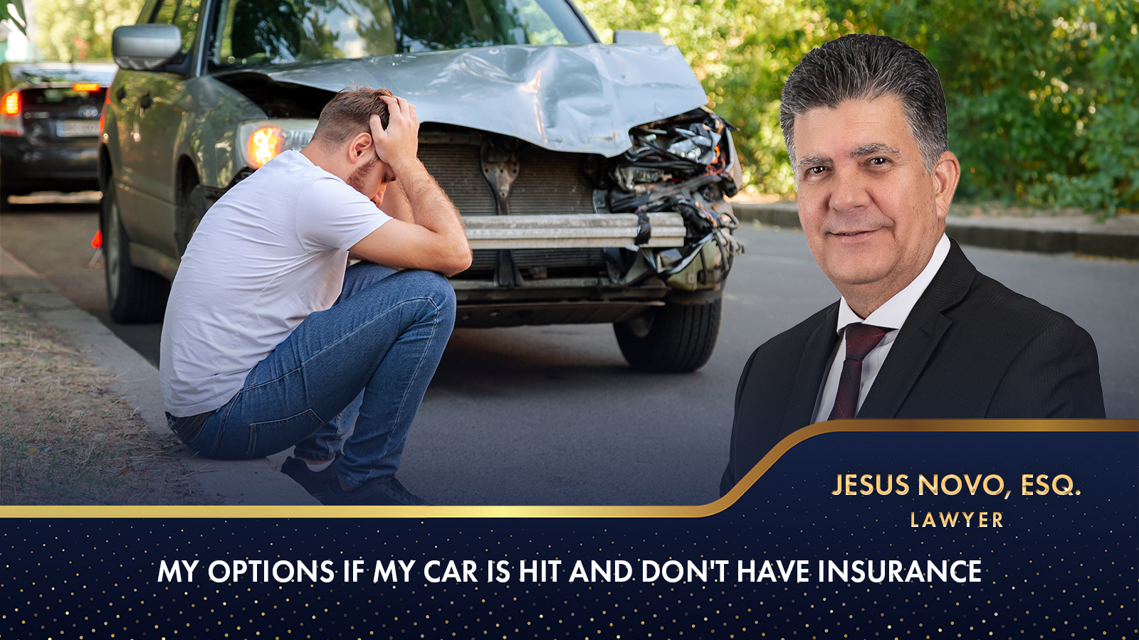 My options if my car is hit and don't have insurance